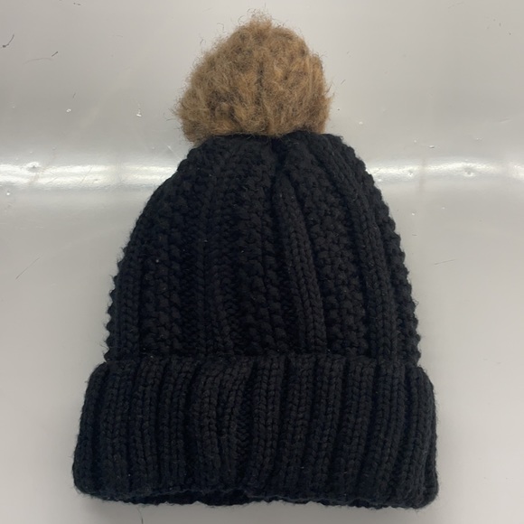 C.C. black & brown winter hat